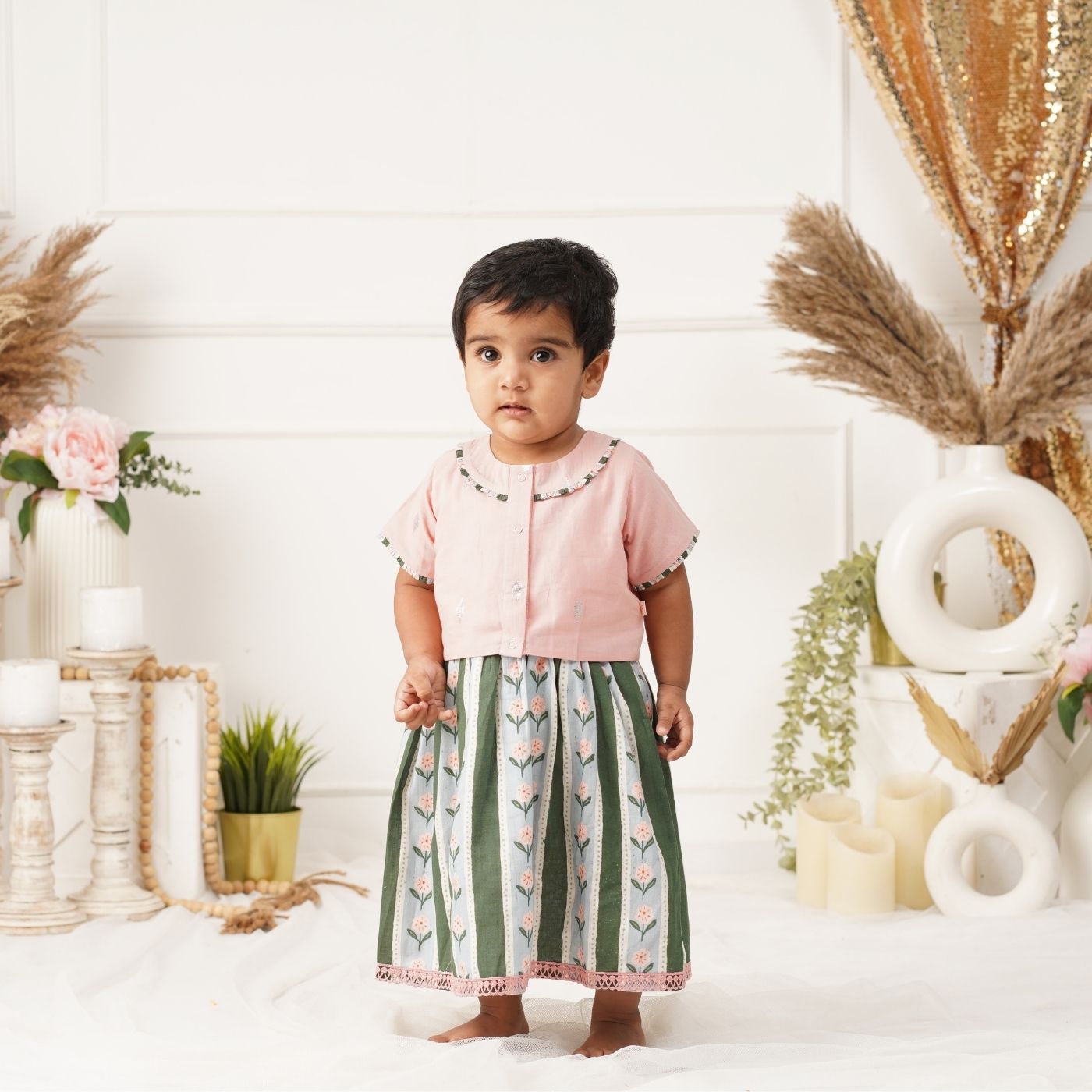Baby Girl Cotton Lehenga Choli - Ruhani