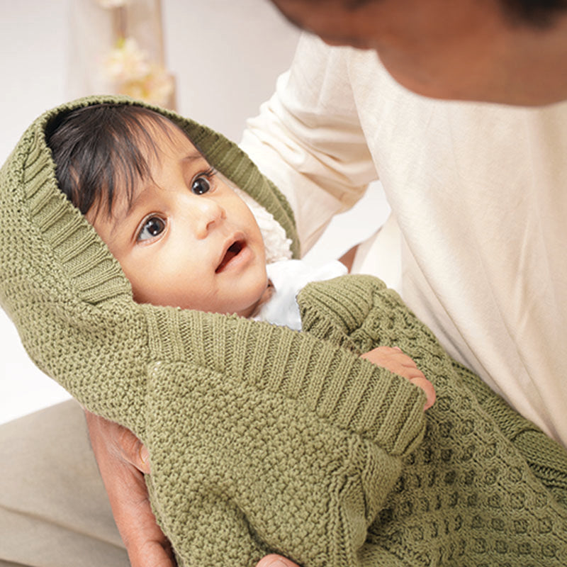 Wintergreen Cocoon Baby Blanket