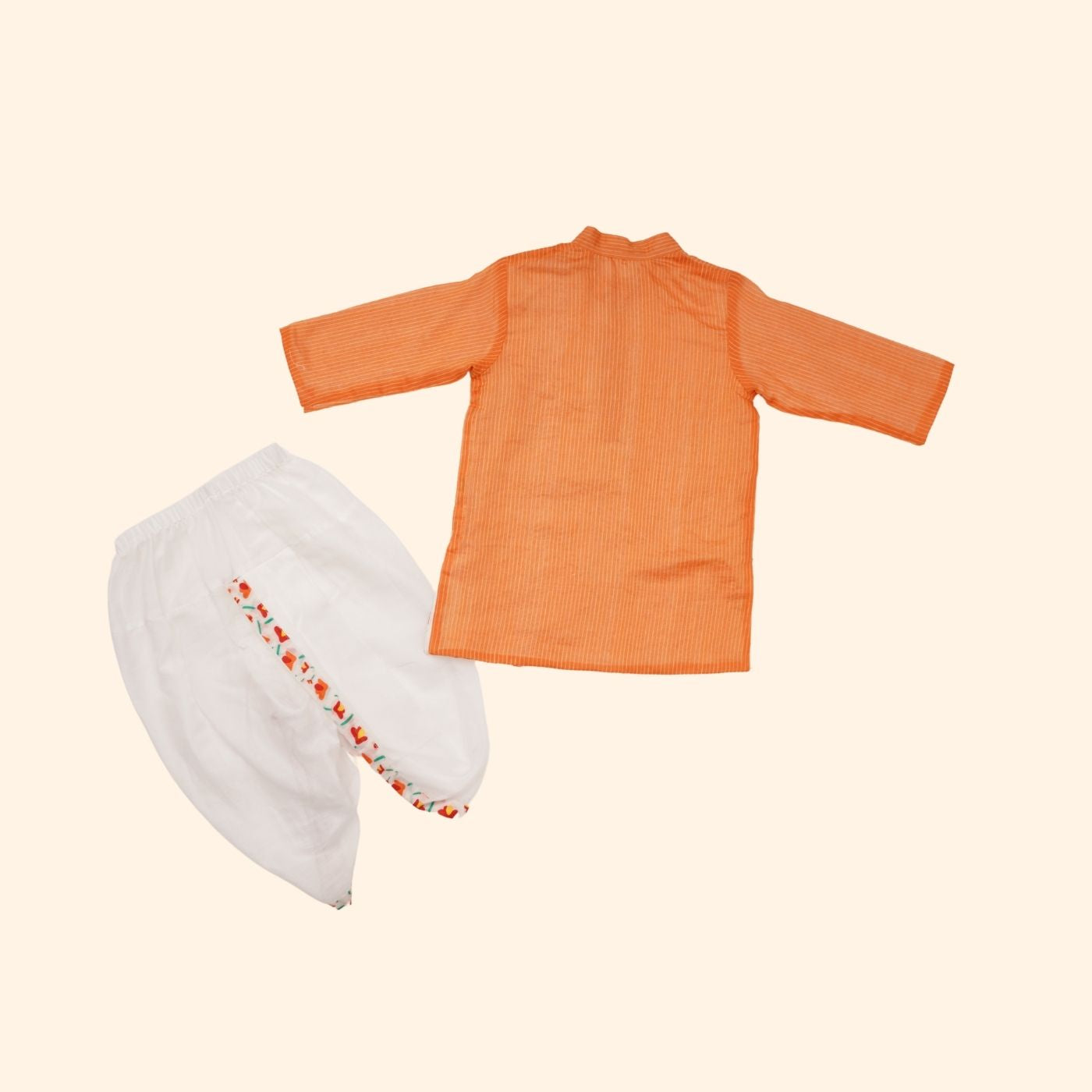 Baby Boy Cotton Angarkha Kurta & Dhoti Pant Set - Tarang