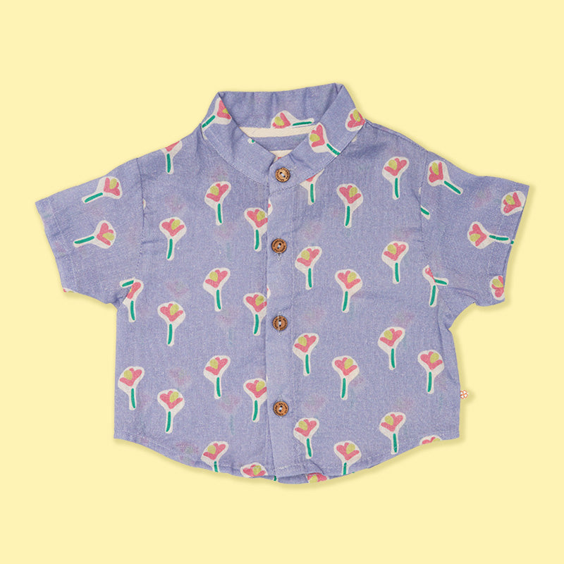Baby Boy Shirt - Garden Glee