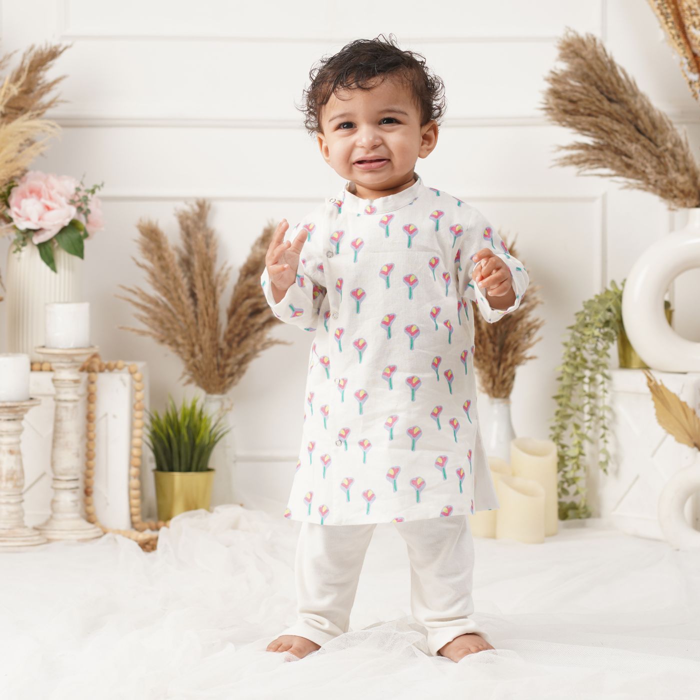 Baby Boy Cotton Kurta & Pant Set - Malhar