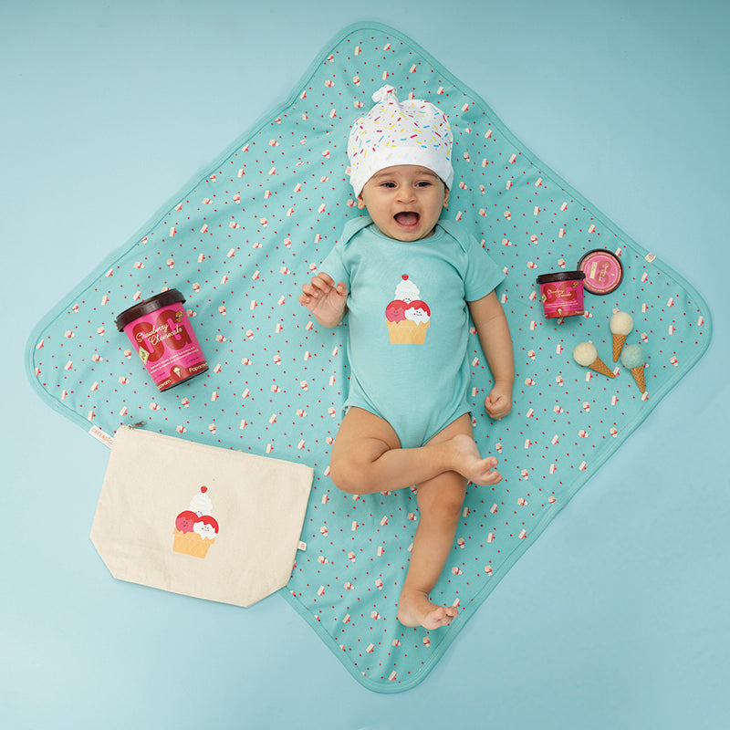 Baby Organic Cotton Gift Set - OG Strawberry Cheesecake