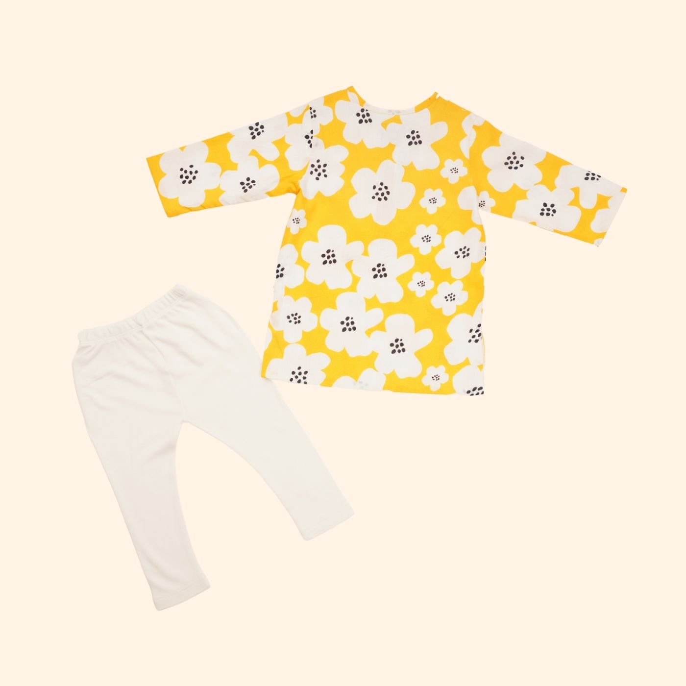 Baby Boy Cotton Kurta & Pant Set - Amaltas