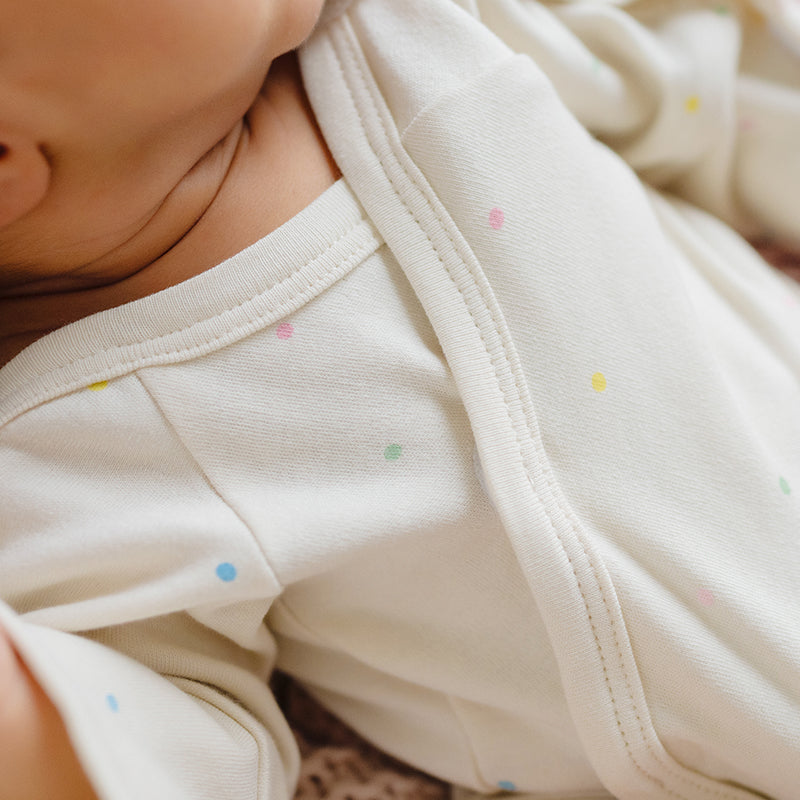 Preemie Baby Organic Cotton Bodysuit - Little Speckles