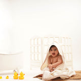 Baby Organic Cotton Hooded Towel - Mr Bear