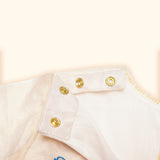 Baby Boy Maheshwari Handwoven Cotton Silk Short Kurta & Pant Set - Neelkamal