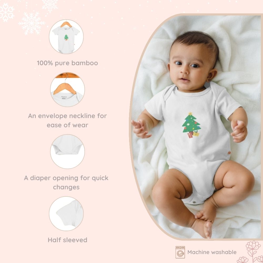 Baby Bamboo Bodysuit - Evergreen Joy