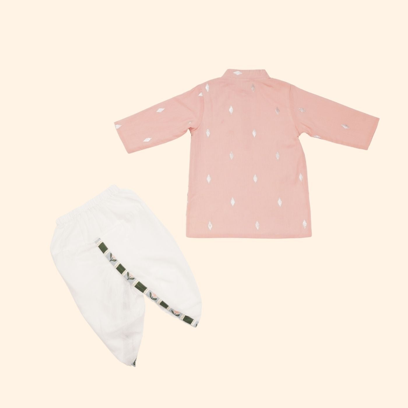 Baby Boy Cotton Angarkha Kurta & Dhoti Pant Set - Roshanara