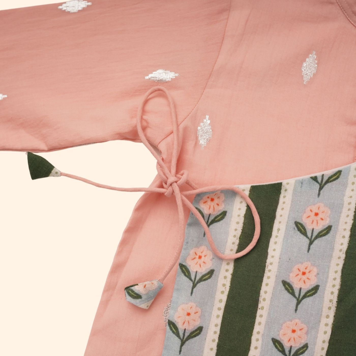 Baby Boy Cotton Angarkha Kurta & Dhoti Pant Set - Roshanara