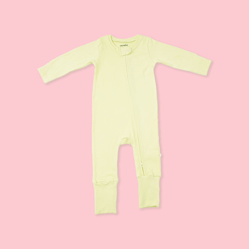 Baby Bamboo Sleepsuit - Buttercup Breeze