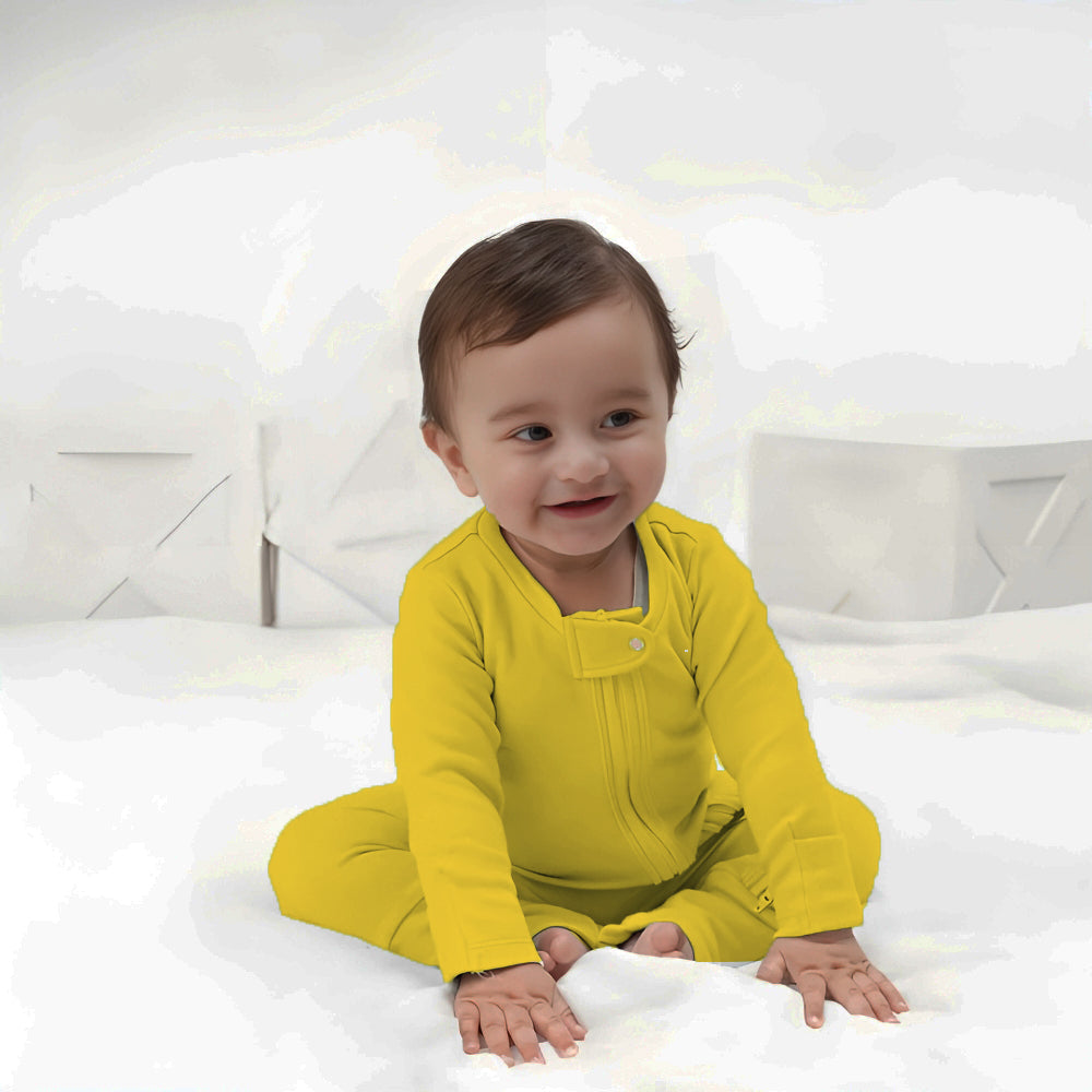 Baby Bamboo Sleepsuit - Sunshine Snuggles