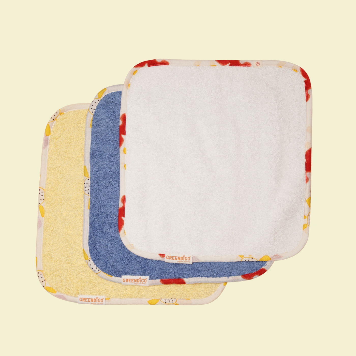 Baby Wash Cloths - Sunny Shore - Pack of 3