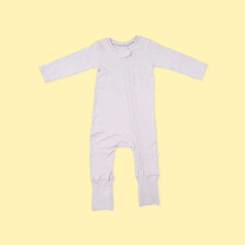 Baby Bamboo Sleepsuit - Lilac Lullaby