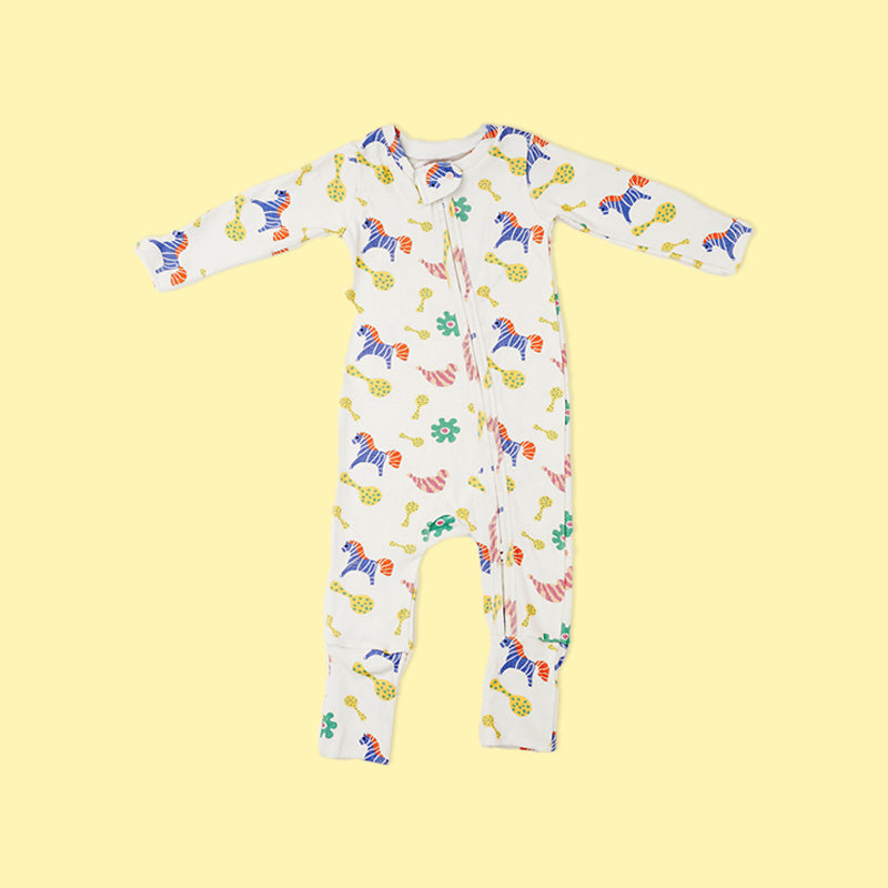 Baby Bamboo Sleepsuit - Birdy Dreams