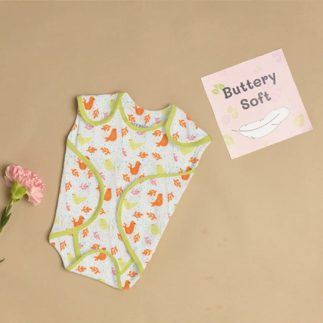 Preemie Baby Bamboo Bodysuit - Wings of Love