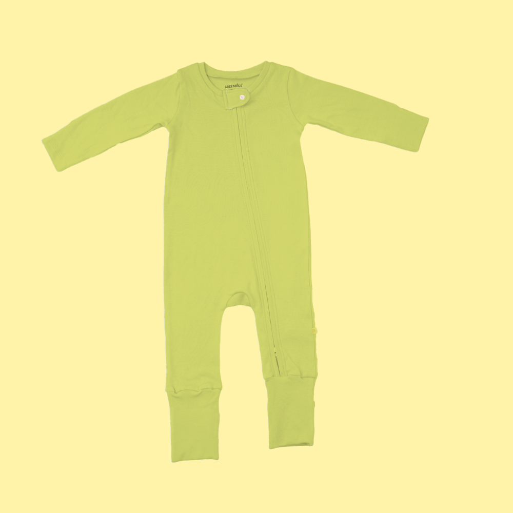 Baby Bamboo Sleepsuit - Buttercup Breeze