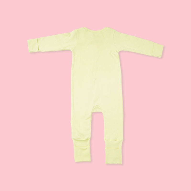 Baby Bamboo Sleepsuit - Buttercup Breeze