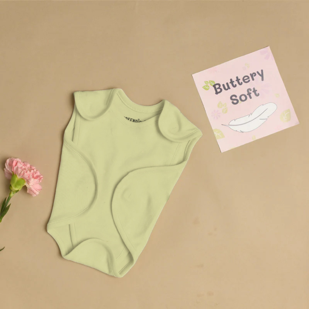 Preemie Baby Bamboo Bodysuit - Tiny Leaf