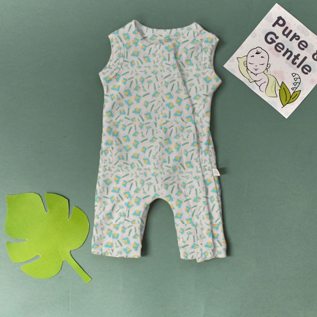 Preemie Baby Bamboo Romper - Mini Blooms