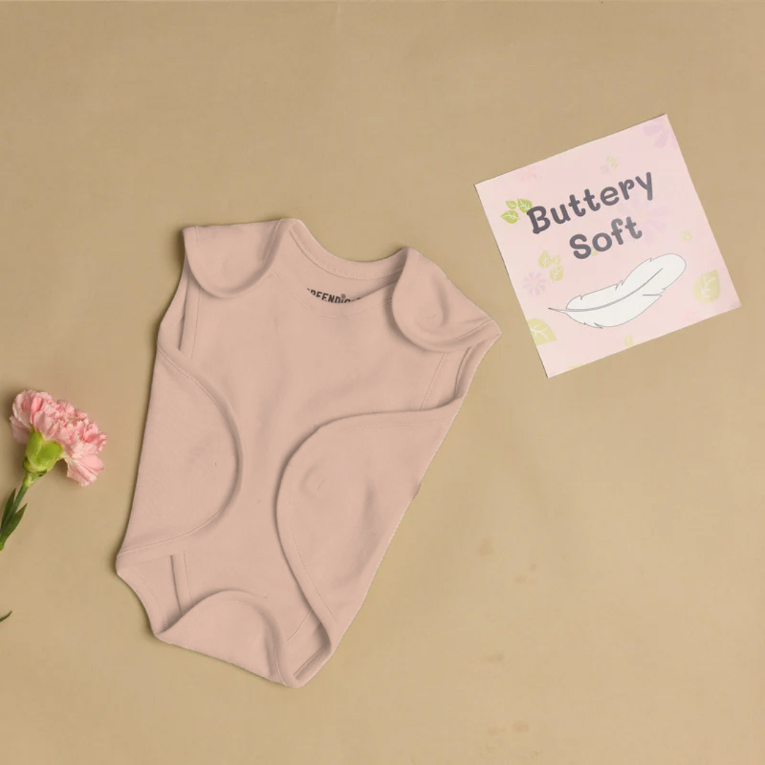 Preemie Baby Bamboo Bodysuit - Pink Petals