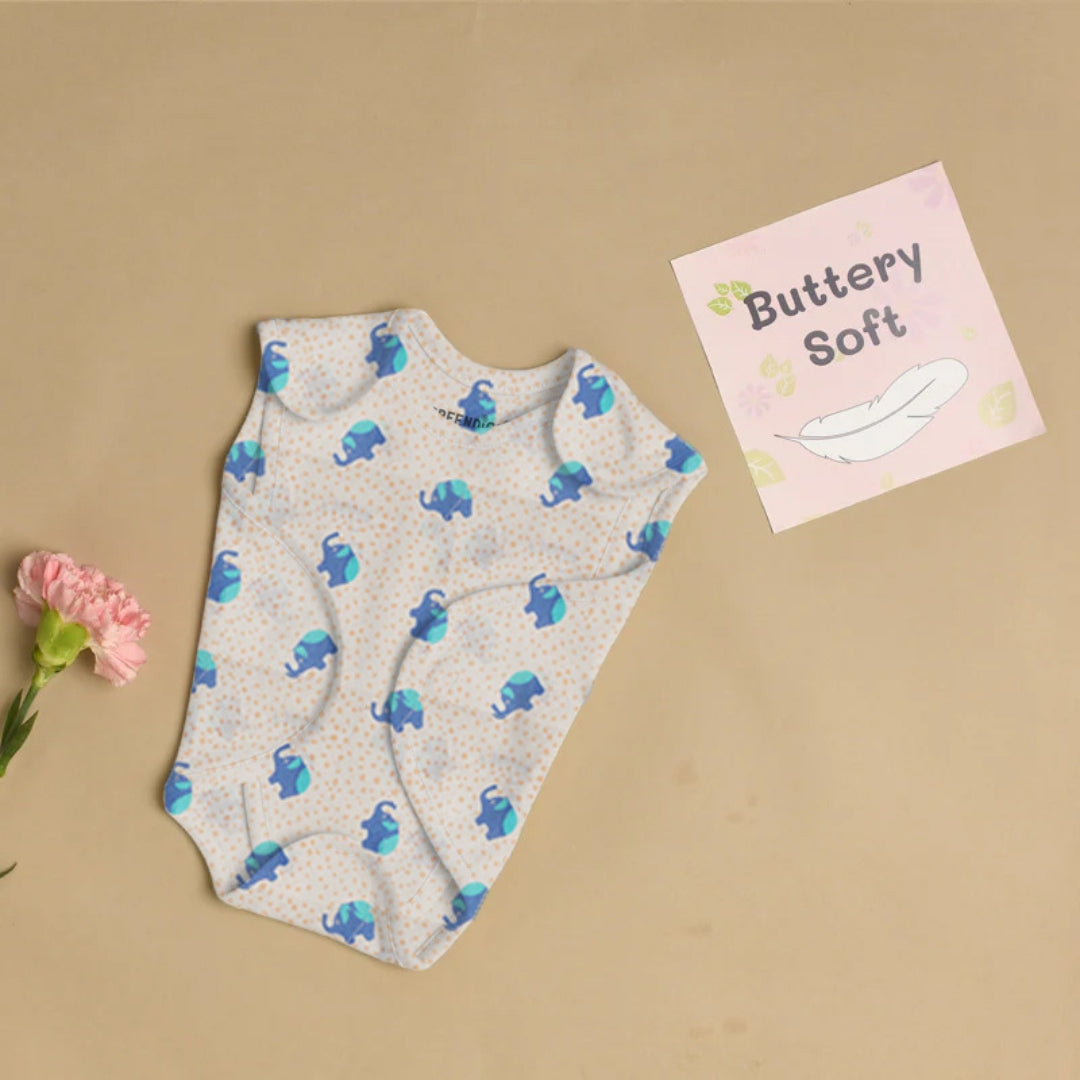 Preemie Baby Bamboo Romper - Tiny Trunks