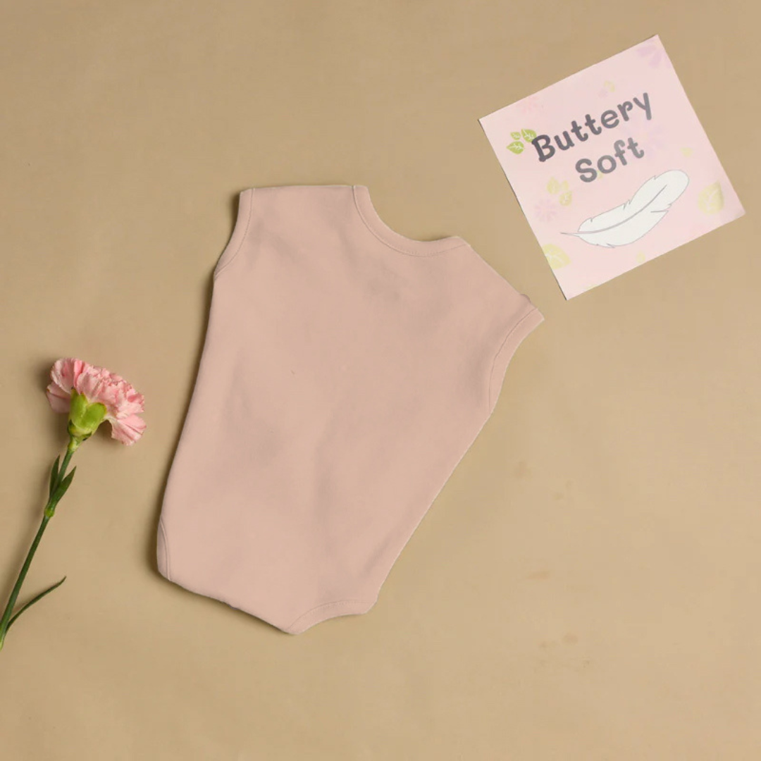 Preemie Baby Bamboo Bodysuit - Pink Petals