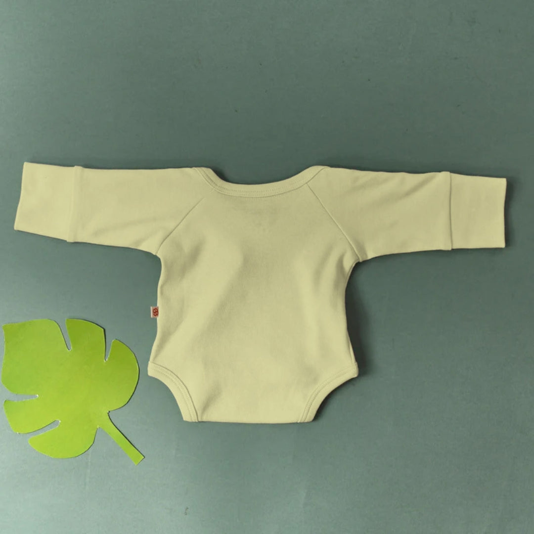 Preemie Baby Bamboo Bodysuit - Olive Bud