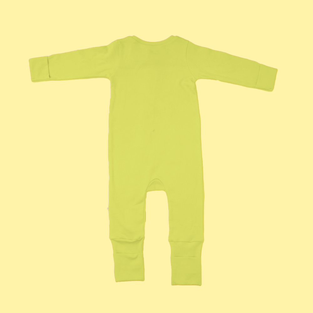 Baby Bamboo Sleepsuit - Buttercup Breeze