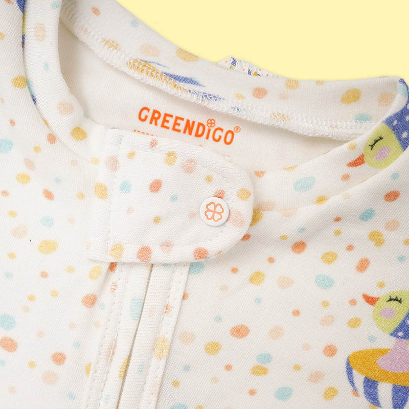 Baby Bamboo Sleepsuit - Chirpy Chicks