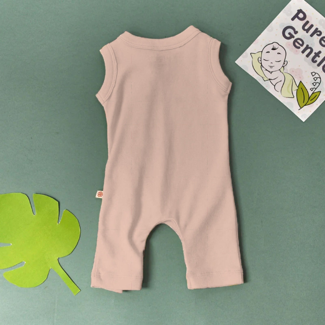 Preemie Baby Bamboo Romper - Blush Bloom