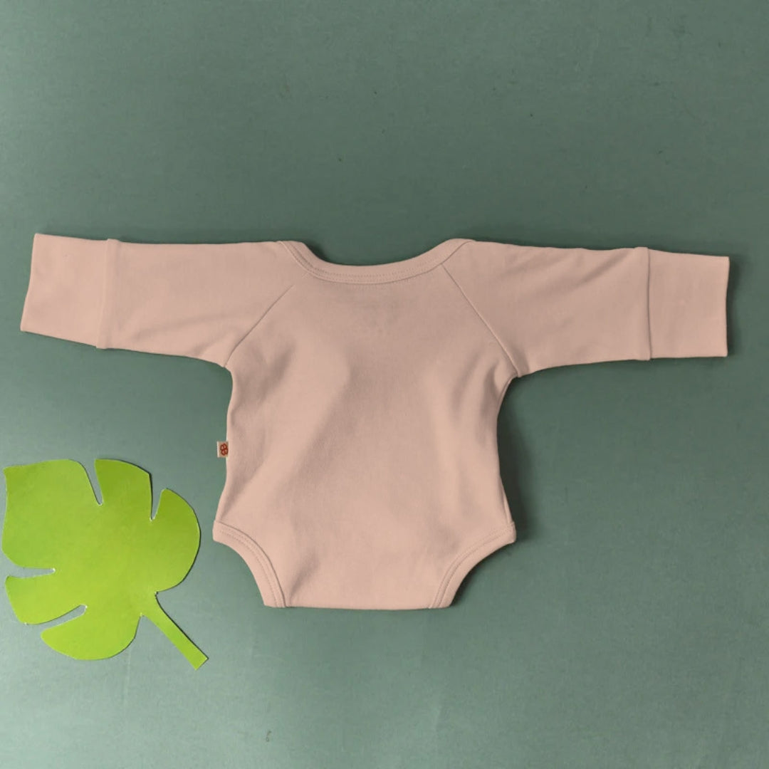 Preemie Baby Bamboo Bodysuit - Angel Blush