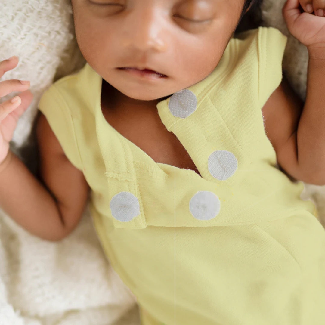 Preemie Baby Bamboo Romper - Mossy Hug