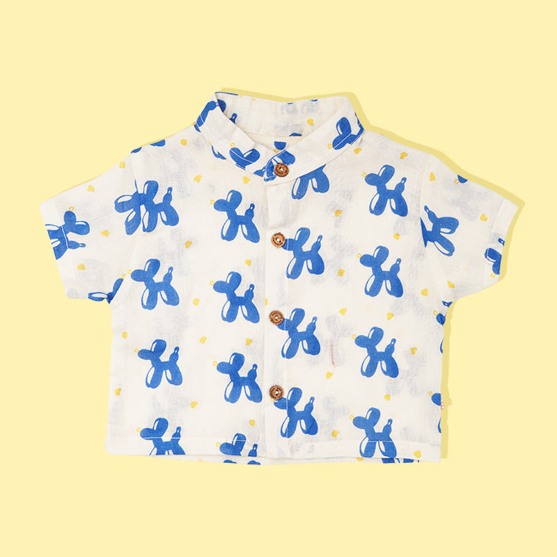 Baby Boy Shirt - Puppy Parade