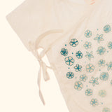 Baby Maheshwari Handwoven Cotton Silk Kimono Top -  Jasmine