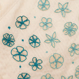 Baby Maheshwari Handwoven Cotton Silk Kimono Top -  Jasmine