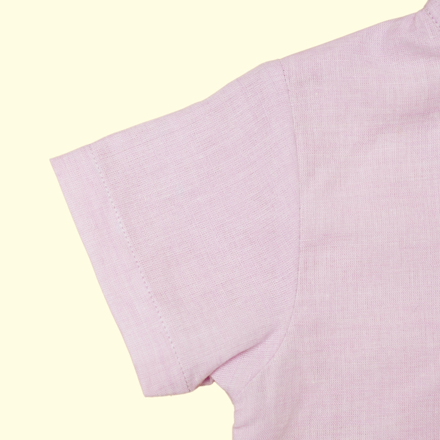 Baby Boy Linen Shirt & Shorts Set - Lavender Love