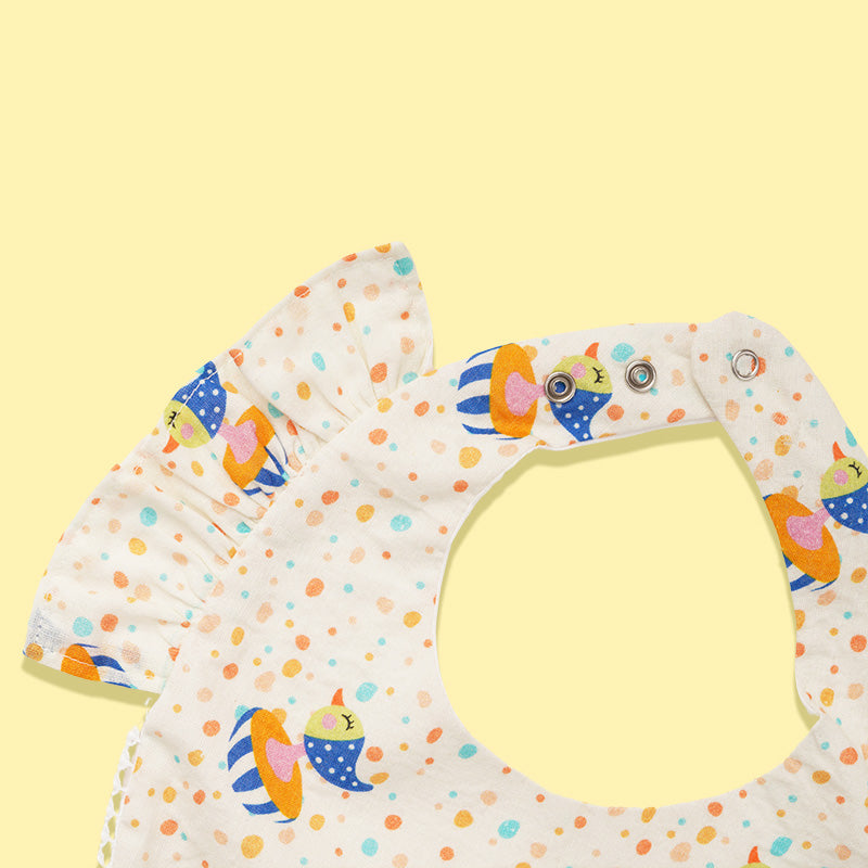 Baby Bibs - Frilly Flair - Pack of 2
