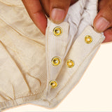 Baby Maheshwari Handwoven Cotton Silk Bodysuit - Kamal