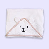 Baby Organic Cotton Hooded Towel - Mr Bear