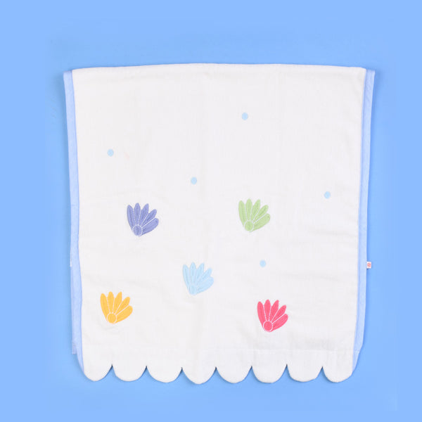 Baby Organic Cotton Towel - Coral Wonder