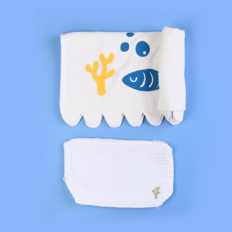 Baby Organic Cotton Towel - Fintastic
