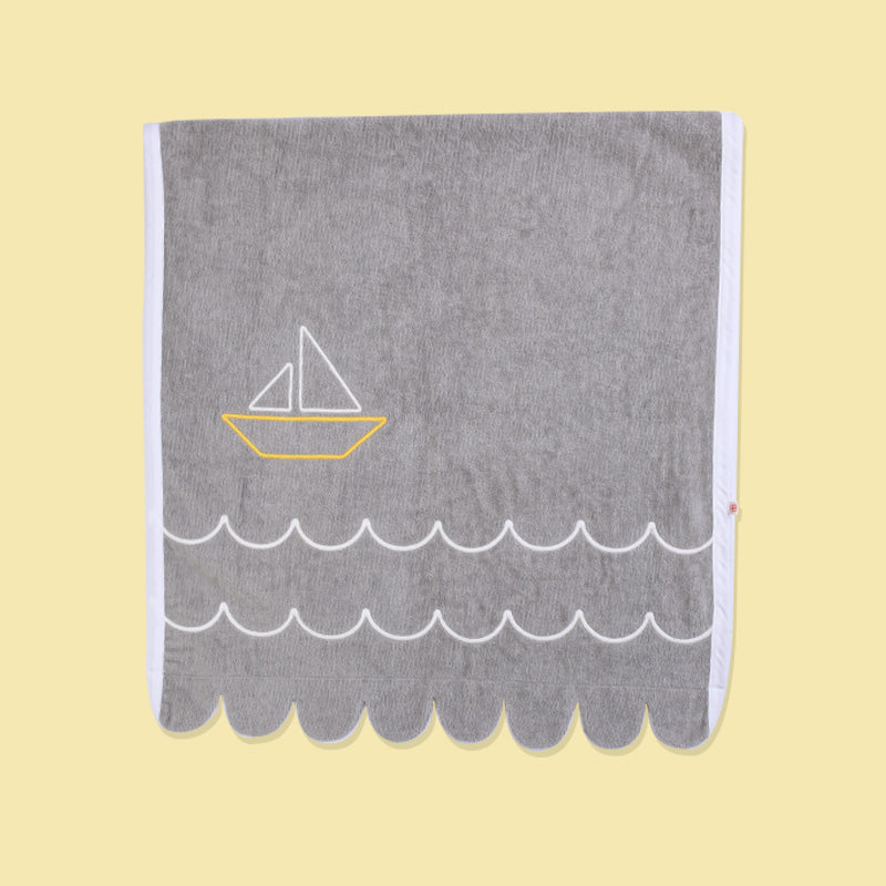 Baby Organic Cotton Towel - Seas the Day