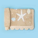 Baby Organic Cotton Towel - Starfish