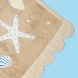 Baby Organic Cotton Towel - Starfish
