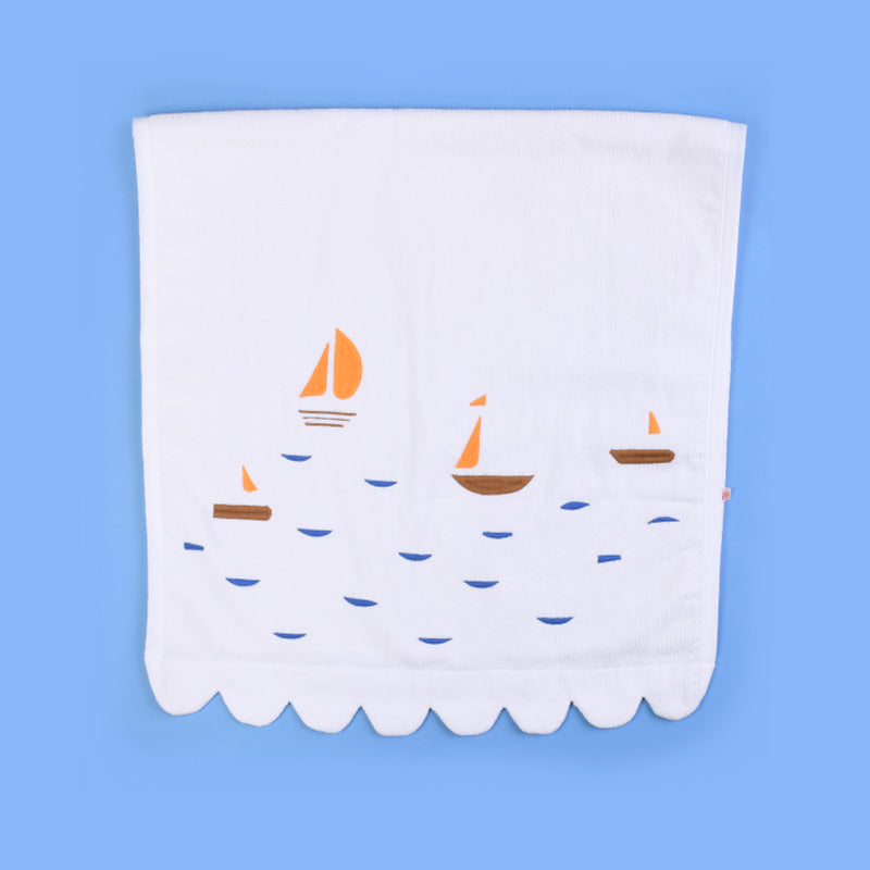 Baby Organic Cotton Towel - Vitamin Sea