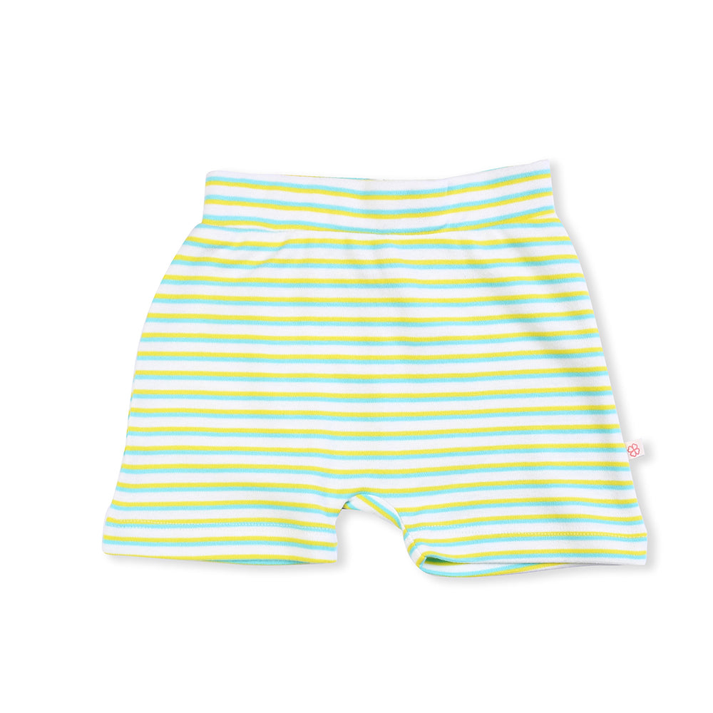 Baby Organic Cotton Top & Shorts Set - Windmills