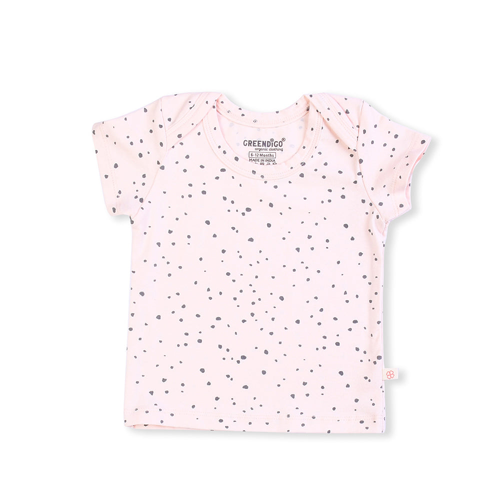 Baby Organic Cotton Top & Shorts Set - Celestial