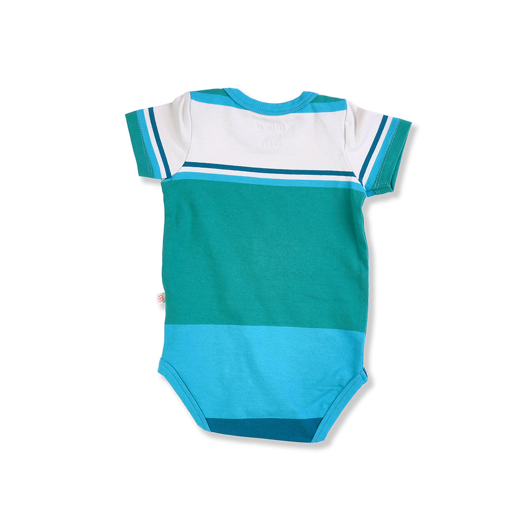 Baby Organic Cotton Bodysuit - Stripes Away