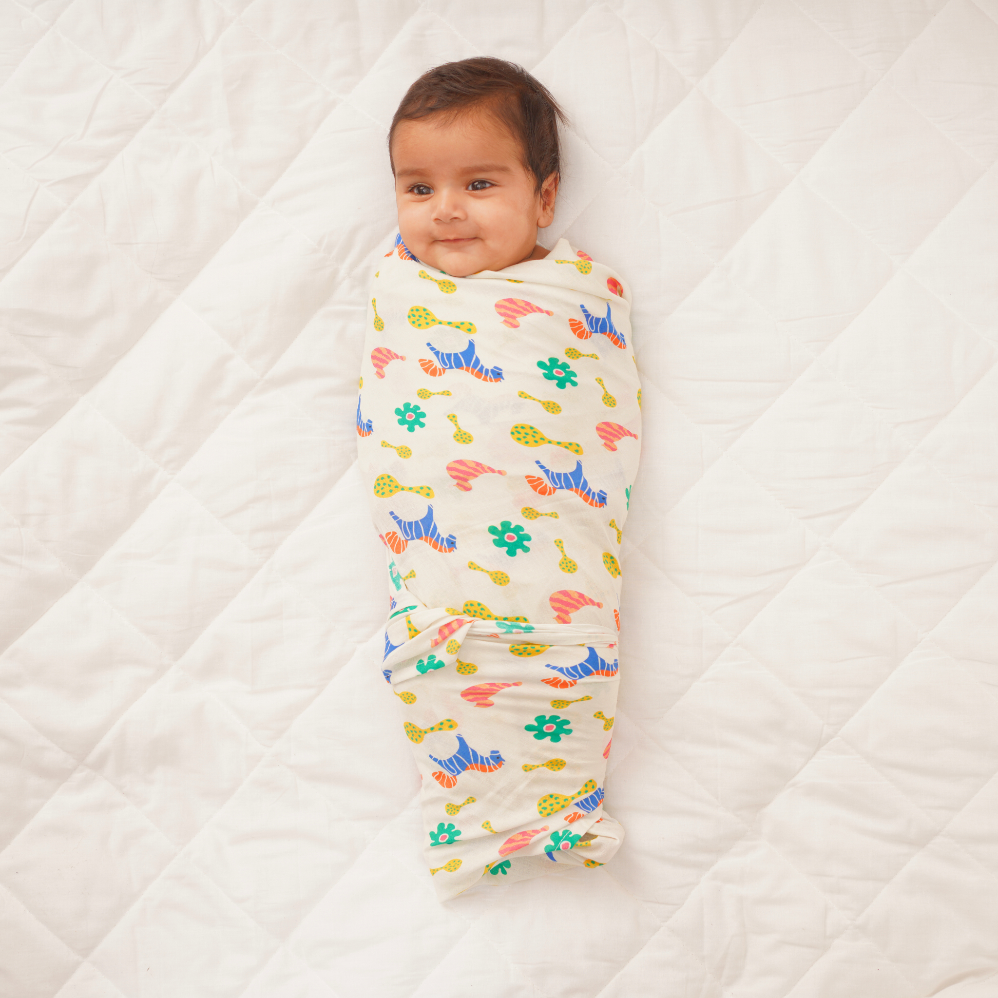 Baby Muslin Swaddles - Colorful Dreams - Pack of 2