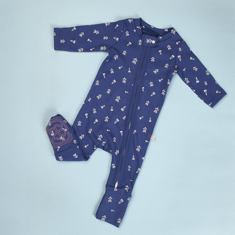 Baby Organic Cotton Sleepsuit - Explorer